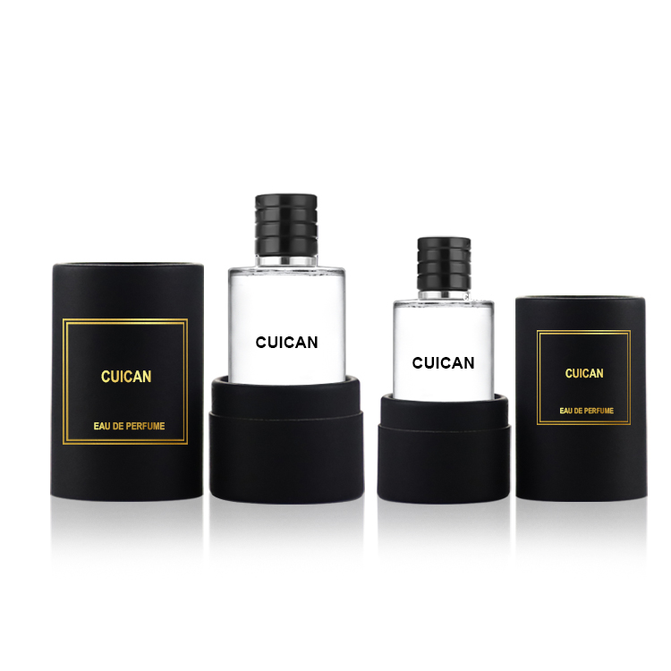 Custom 30ml 50ml 100ml empty perfume bottle with box and bag