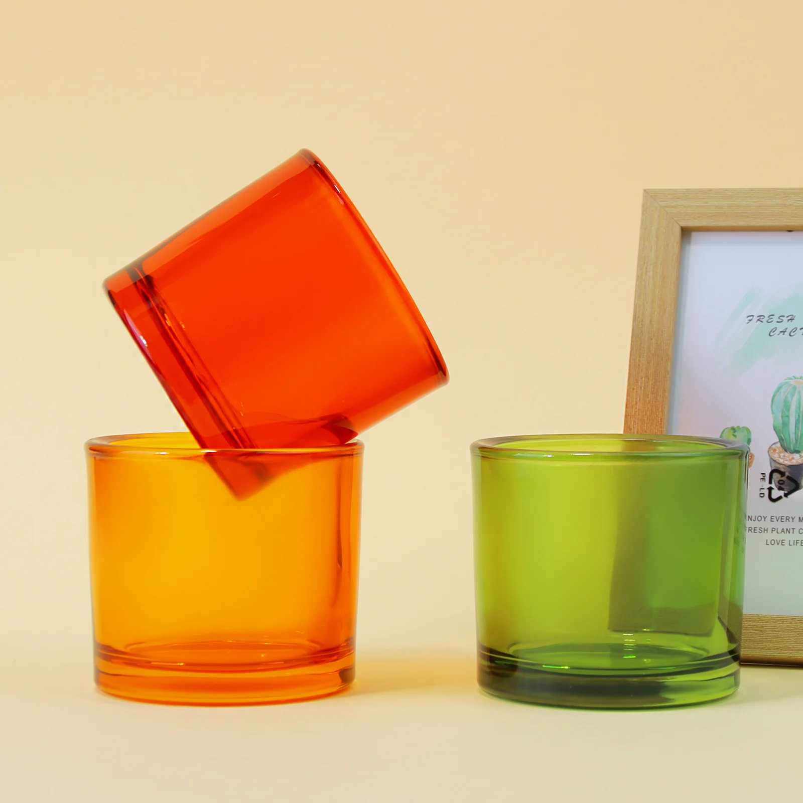 Custom Glass Candle Jar