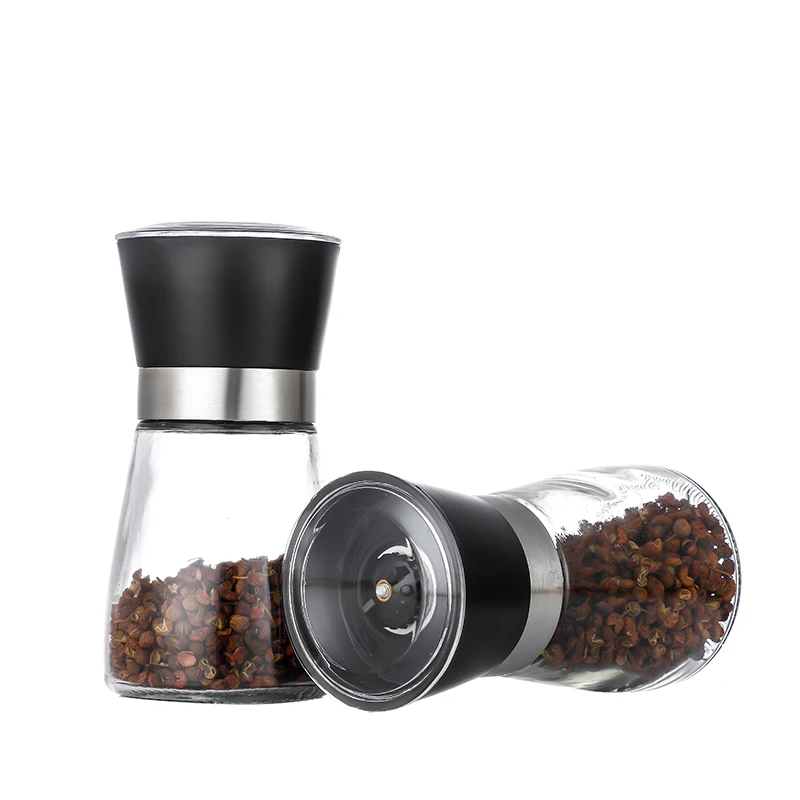 Wholesale 180ml spice glass grinder