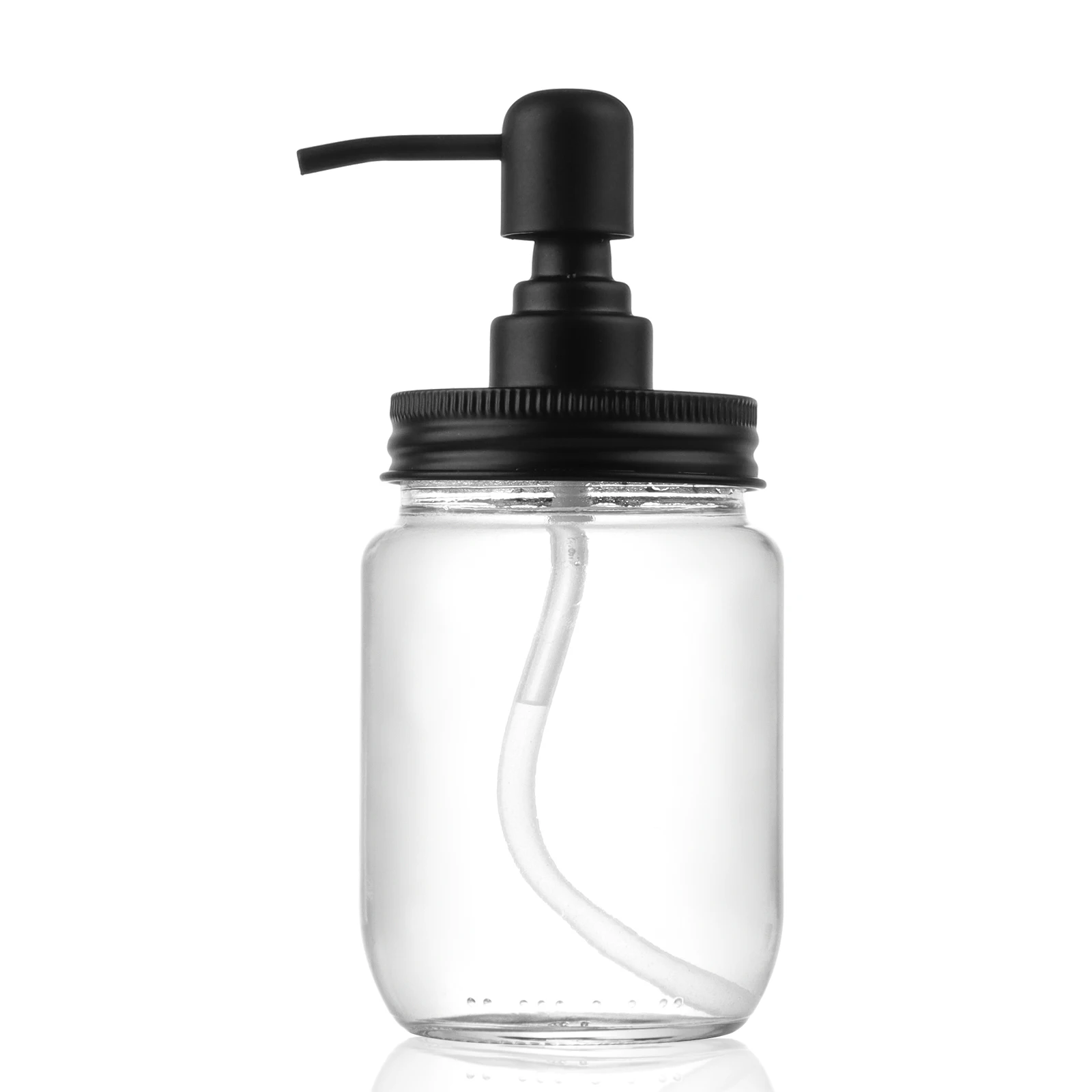 Custom 500ml Glass Mason Jar with Pump