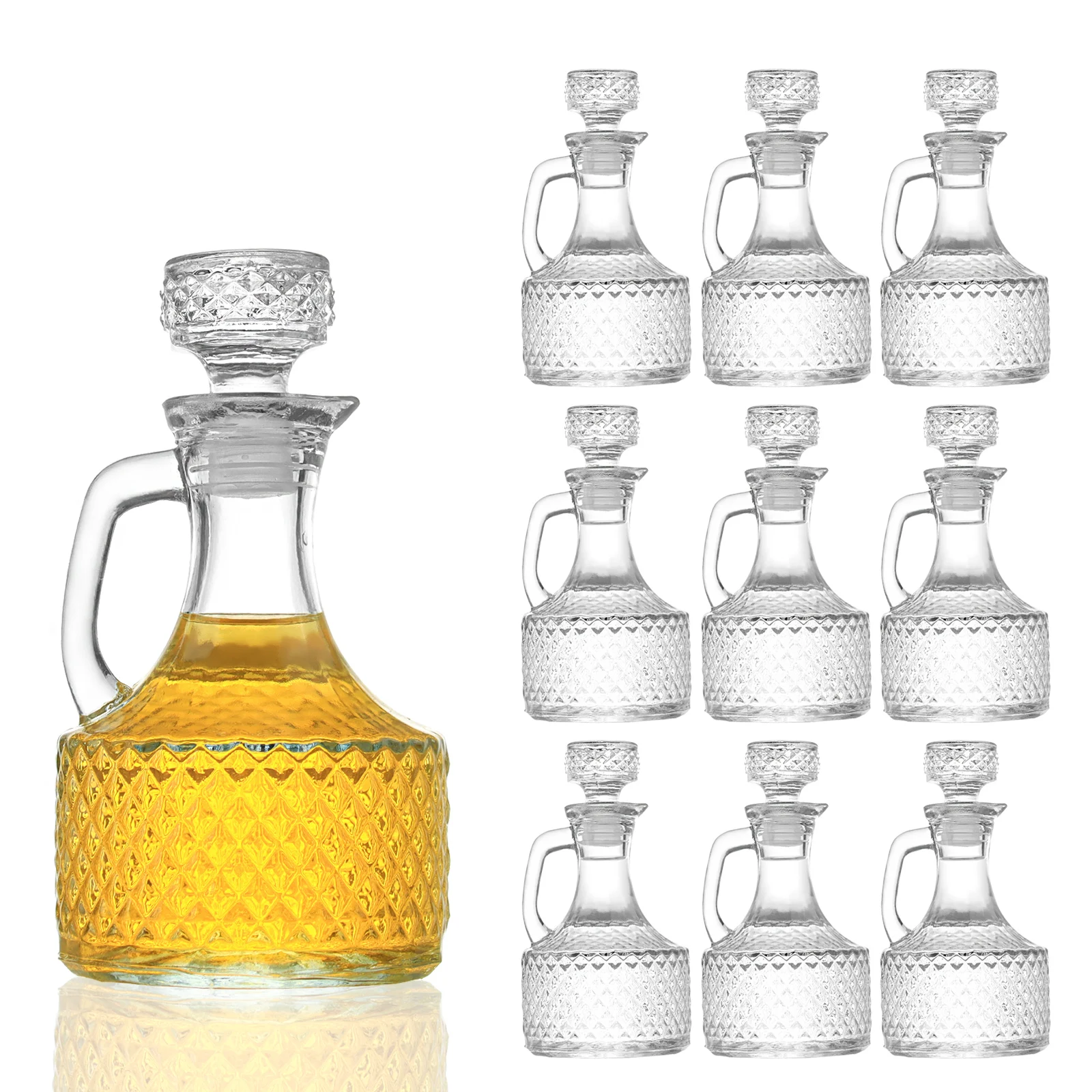 Custom 350ml Olive Oil Glass Bottle