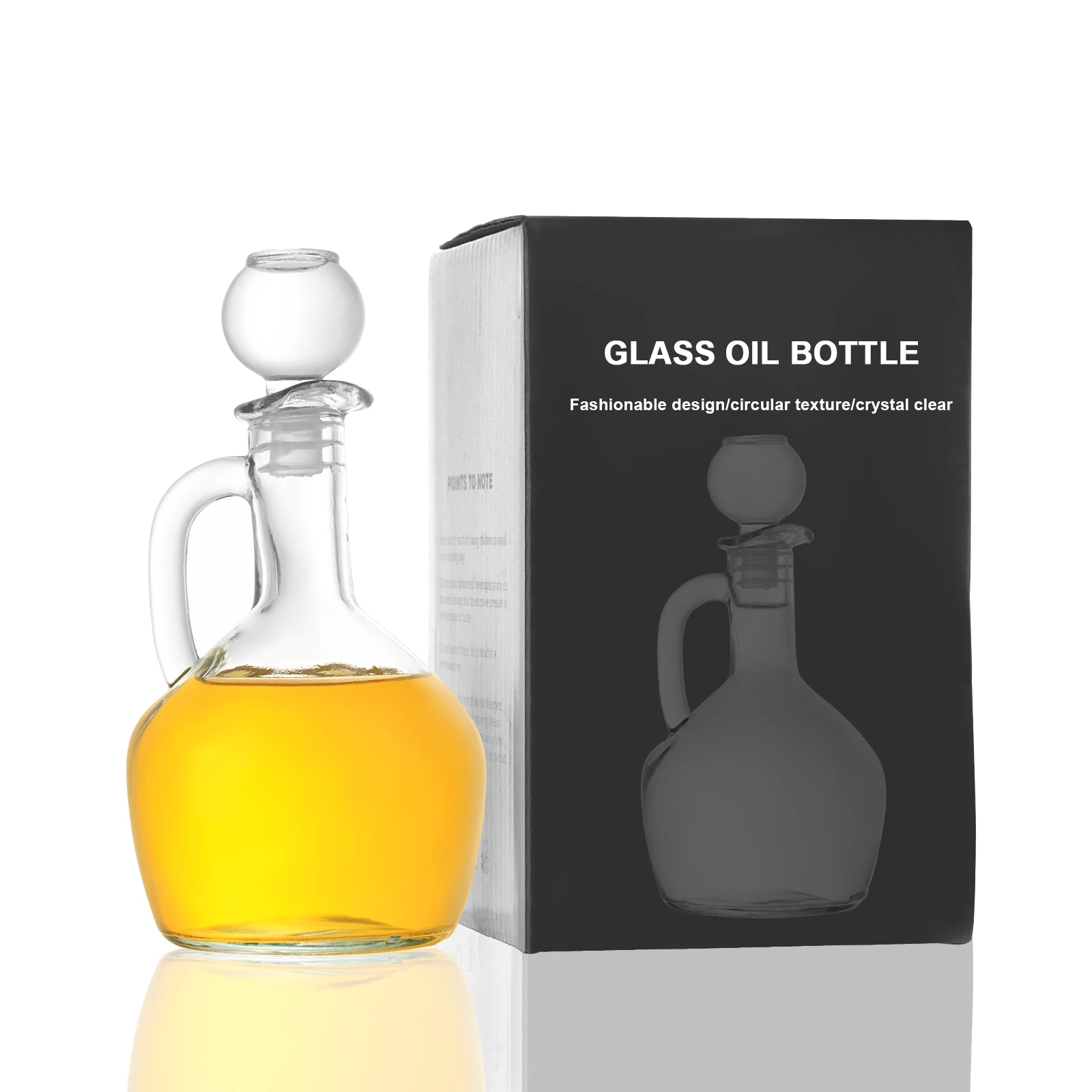 Wholesale 450ml Olive Oil Glass Pot