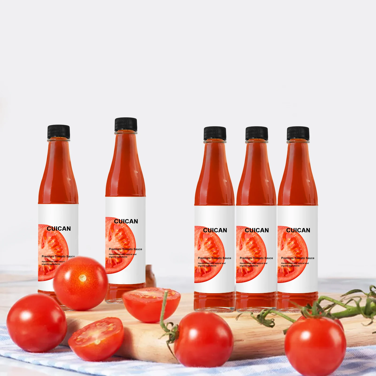 Wholesale 3oz Glass Ketchup Bottle