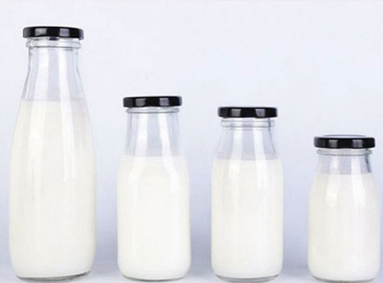 Custom Glass Milk Bottle,200ml,250ml,300ml,500ml,1000ml