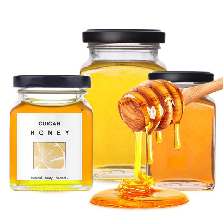 Wholesale OEM Glass Honey Jar,100ml,200ml,280ml,380ml,500ml,730ml