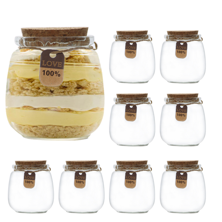 Wholesale Glass Pudding Jar,100ml,200ml,300ml