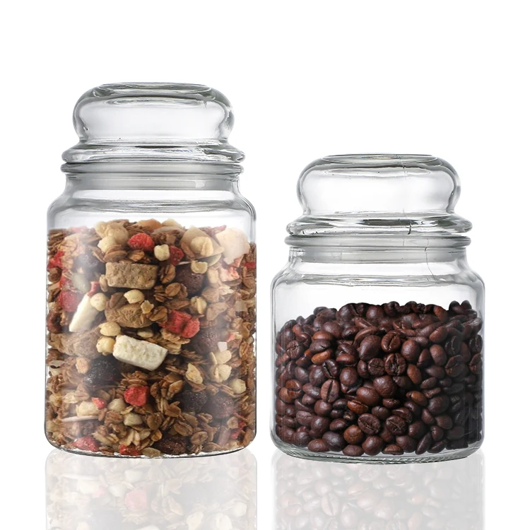 Wholesale Airtight Glass Storage Jar with Cap