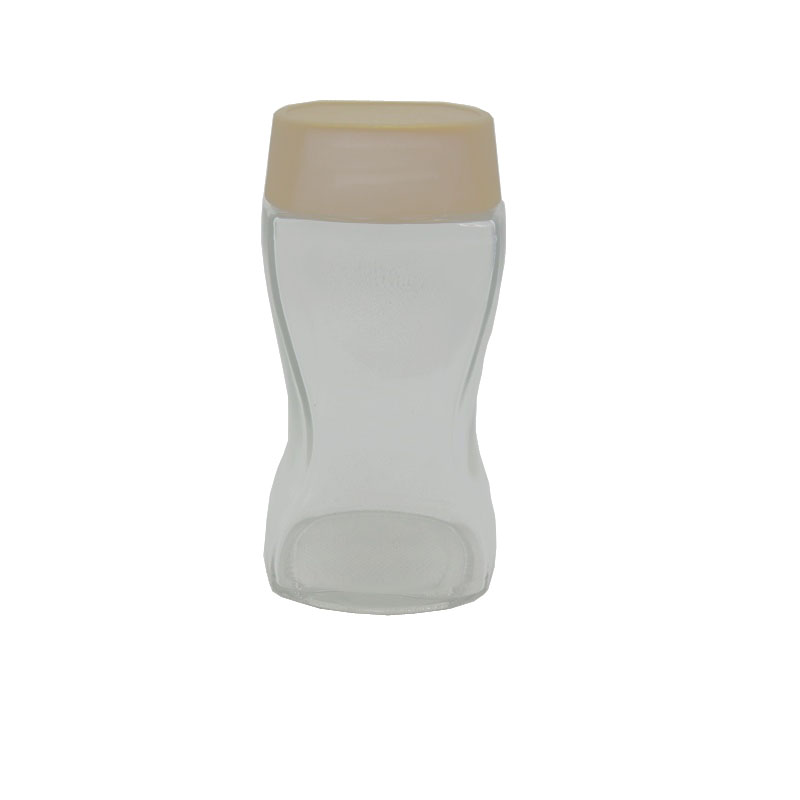 Wholesale  Cute Coffee Container  - Stocks different sizes instant glass coffee jar with plastic lid Cui Can Glass
