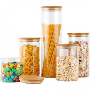 Buy Wholesale China Amber Glass Food Storage Bottles With Glass
