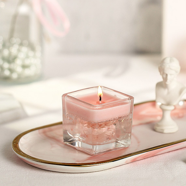 China Wholesale OEM/ODM Square Candle Jars Square Cube Glass